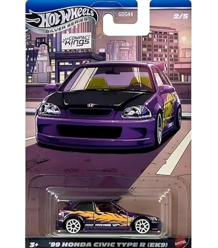 Amazon.com: Hot Wheels 99 Honda Civic Type R EK9 Racing Livery, 1