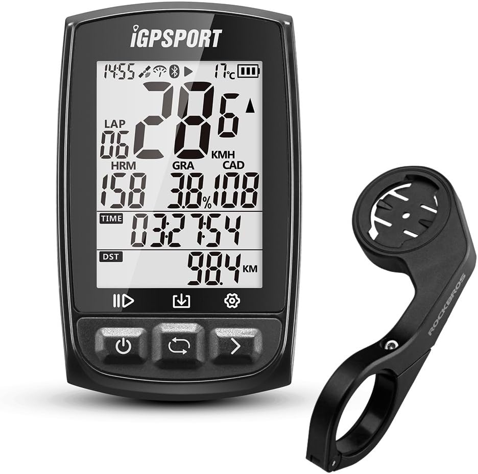 iGPSPORT GPS Bike Computer Wireless Cycling Computer with ANT+ Function Bike Speedometers Cycle Computer with Bike Mount