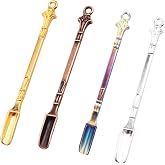 Mini Spoon Metal Medicine Spoon Shovel,Mini Shovel Home Supplies Pendants Necklace (MULTICOLOR)