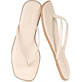 SKETOE Flip Flops Sandals for Women Square Toe Lightweight Thong Slides