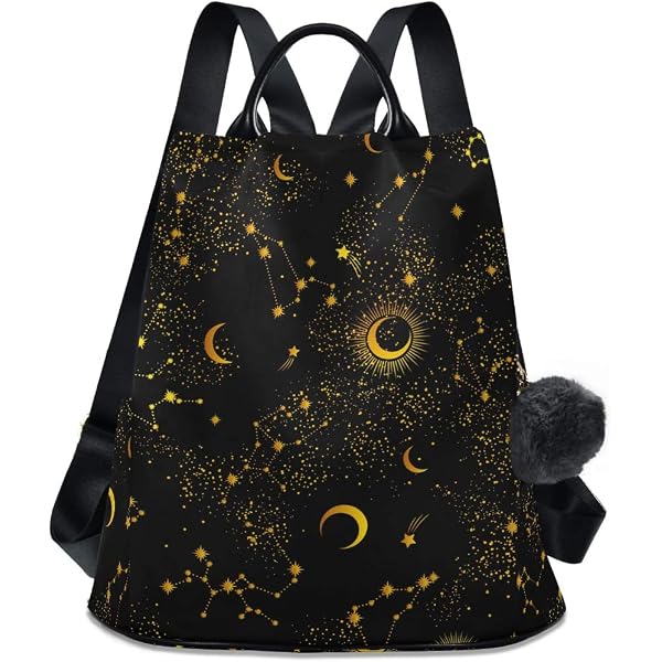 Amazon.com: ALAZA Space Galaxy Constellation Backpack Purse  display picture 3