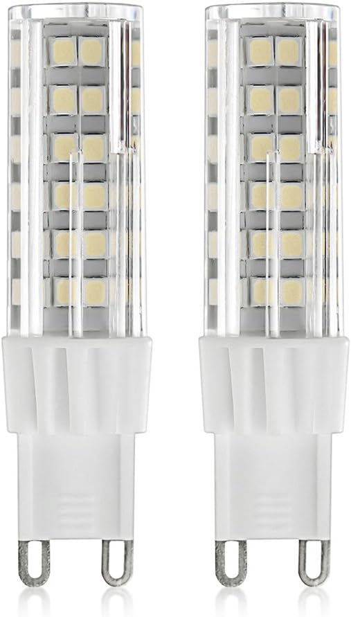 G9 LED Bulbs SES LED Light Bulbs Super Bright 7.5W / 550LM, Brighter Than 60W Incandescent Bulb, Cool White 6000K, 360° Beam Angle, Non-Dimmable [Energy Class A+]