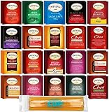Twinings Tea Bags & By The Cup Honey Sticks Variety 40 Ct including English Breakfast, Earl Grey, & More