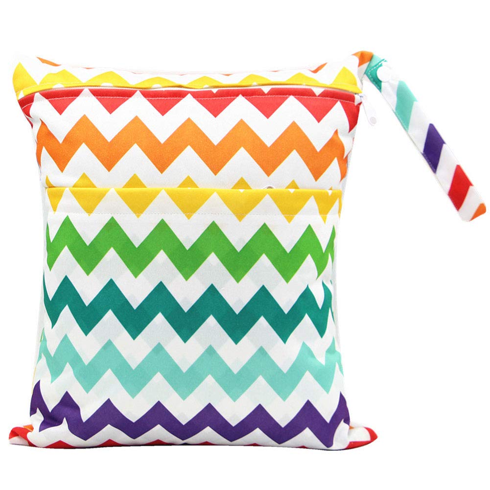 Gespout.Correa de Mano F/&aacute;cil Bolsa de Pa/&ntilde;ales para Beb/&eacute;s Tejido Impermeable Bolsa de Almacenamiento de Pa/&ntilde;ales Sanitarios Size 30*36CM I