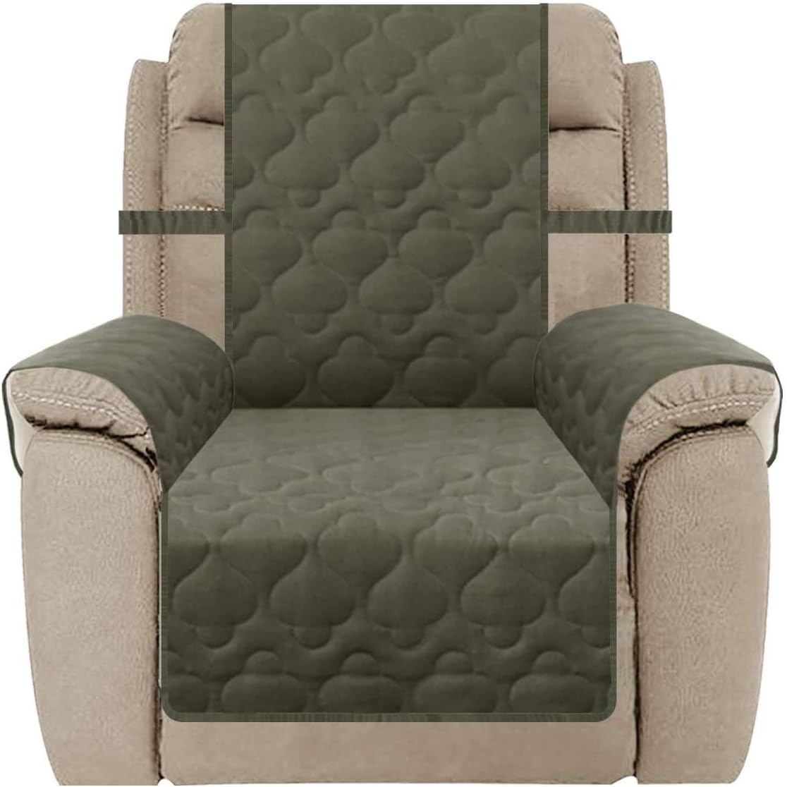 SUNNYTEX Water Resistant Recliner Chair Slipcover, Recliner