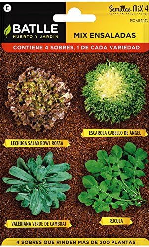 Huerto Urbano - Mix Ensaladas - HU - Batlle: Amazon.es: Jardín