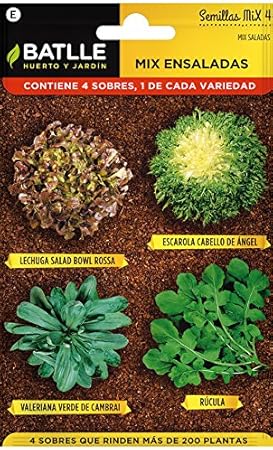 Huerto Urbano - Mix Ensaladas - HU - Batlle: Amazon.es: Jardín