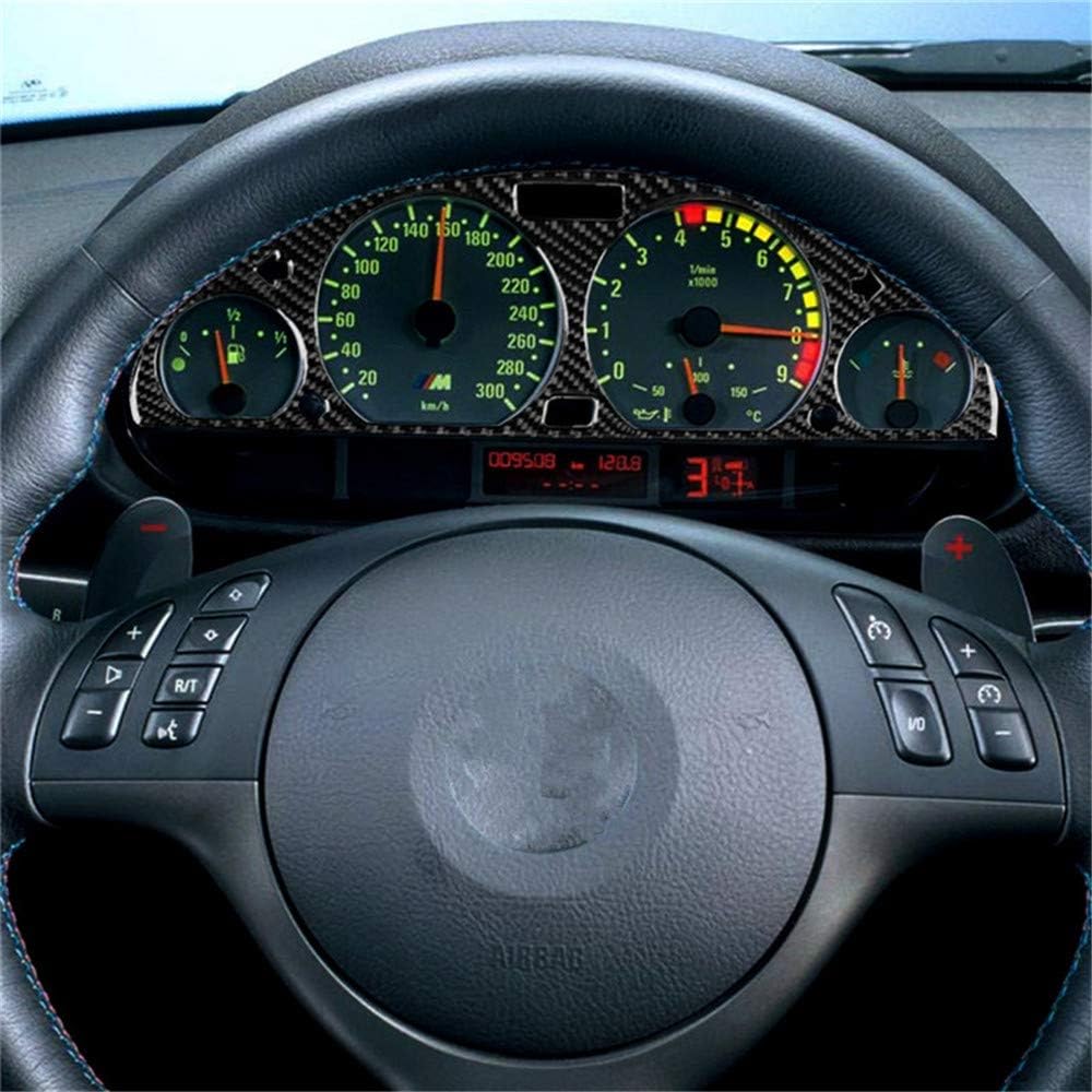DBBXYQ For BMW E46 323i 328i 330i 325i 1999-2004 car accessories carbon fiber Interior Dashboard panel decoration car sticker 3D