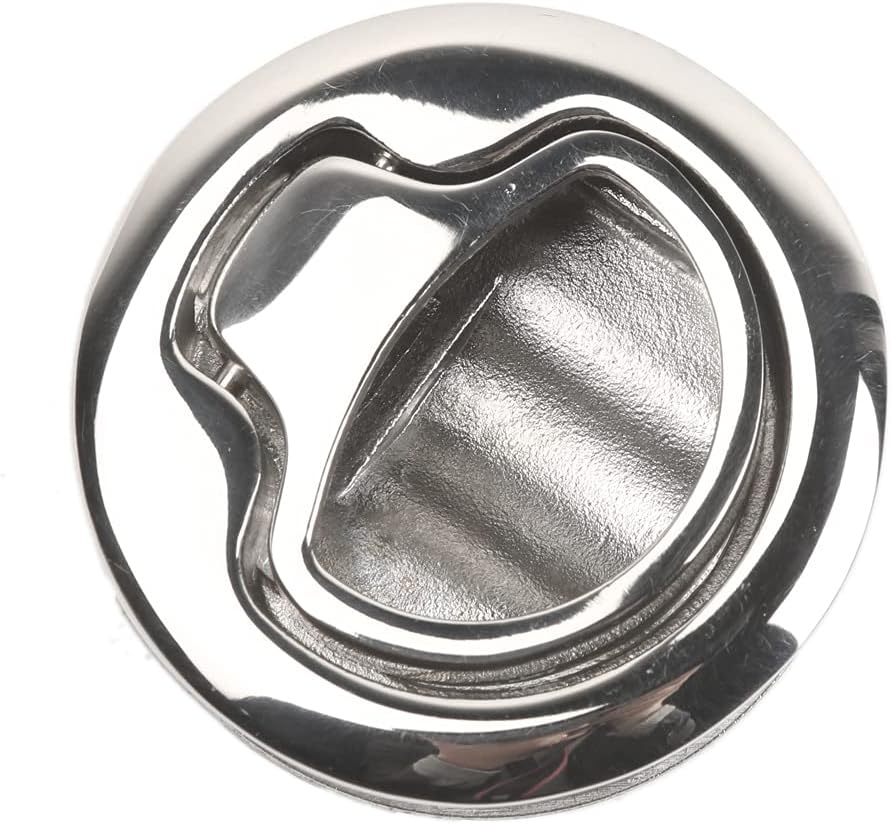 Thorn Marine Boat Stainless Steel Non Locking Flush Pull Slam Latch Hatch Push 2" (Pack of 1) : Sports & Outdoors