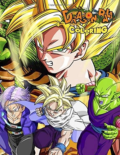 Dragon Ball Coloring Book: Coloring Book for Kids, Dragon Ball Z Coloring Book (Unofficial) Paperback – 11 Apr 2019