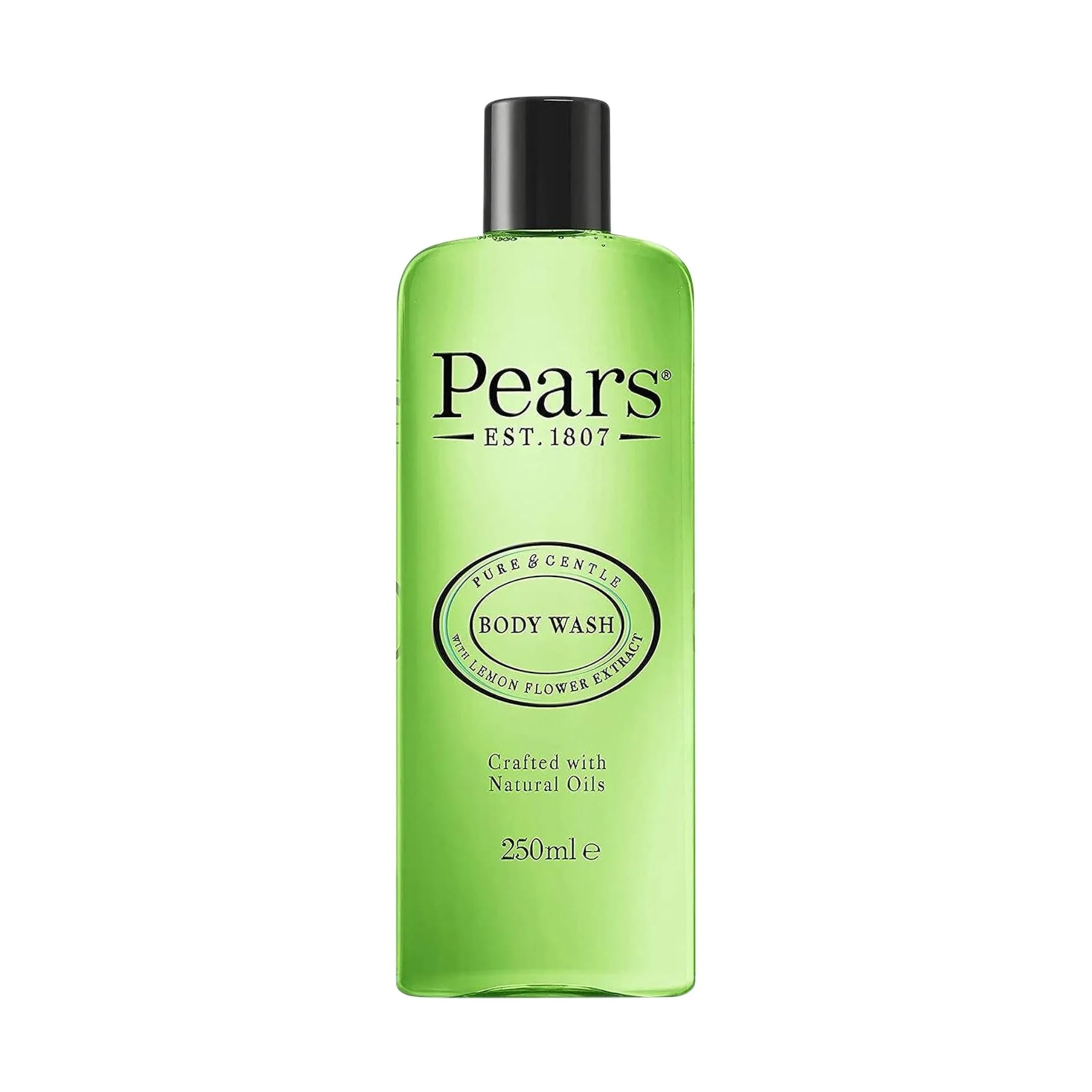 Pears Body Wash with Lemon Flower Extracts & Natural Oils – Pure & Gentle Formula for Soft, Smooth, and Moisturised Skin, 250ml