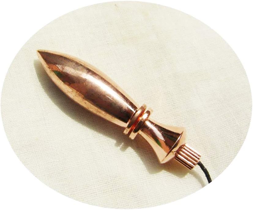 Brass Egyptian Karnak Metal Healing Pendulum Chamber Copper Plated Reiki Meditation Healing Dowsing.