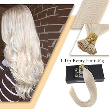 Amazon Com Sunny Hair Extensions I Tip Platinum Blonde