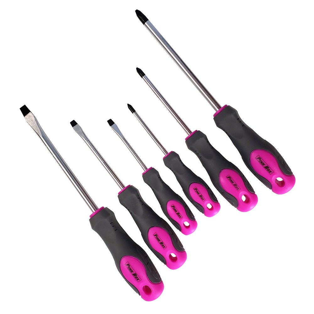 The Original Pink Box PB6MSD Magnetic Screwdriver Set