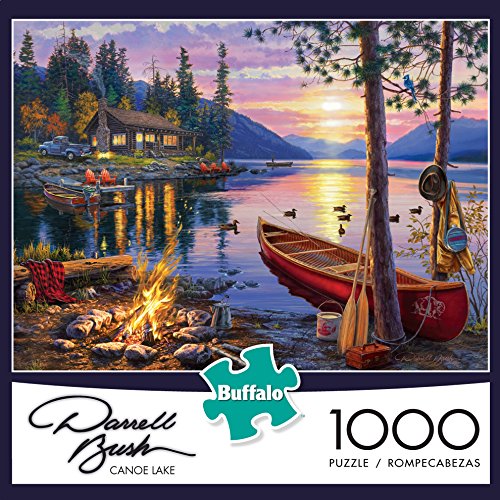 Buffalo Games Darrell Bush: Canoe Lake Jigsaw Bigjigs Puzzle (1000 Piece)