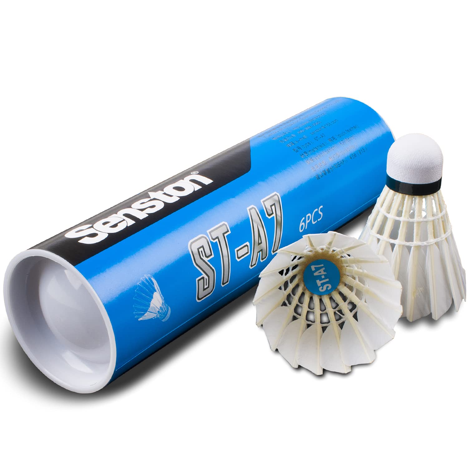 Photo 1 of Senston Badminton Shuttlecocks 6 Pack Sports Birdies Shuttlecock 6PCS for Outdoor Indoor Sports Activities