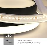 Comely Modern LED Ceiling Light 32W 2350LM Warm White 3000K Black view 5