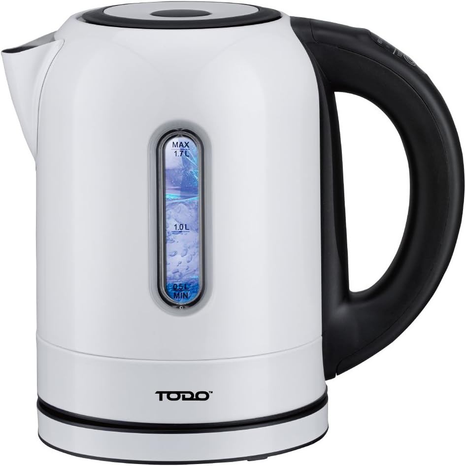 Todo 1.7L Stainless Steel Cordless Kettle Keep Warm Electric Led Water