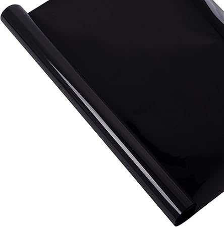 Amazon 車用ウィンドウフィルム 黒い車のウィンドウフィルム2ミル5 Vltナノセラミック太陽ティント100 Uv証明カーサンシェイドフィルムステッカー0 5x10m 日よけガラスフィルム ウィンドウフィルム 車 バイク