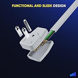 Maximm Extension Cord Heavy Duty (10 Feet) Flat