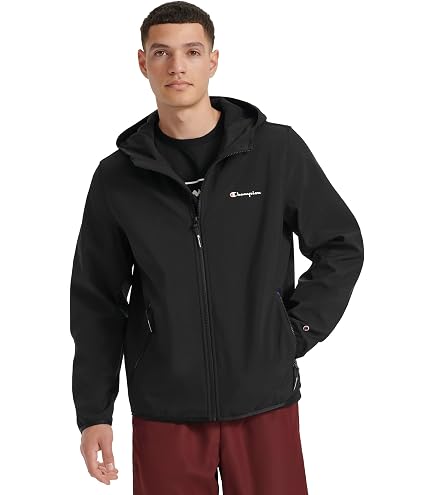 Champion Men's Sherpa Lined Stadium Jacket, Black, XLarge at