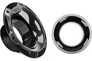 RECOIL AP4 4-Inch Aero Port Kit, Flared Bass Tube, Heave Duty ABS Material Flares, 5.8mm Reinforced 12” Cardboard Pipe, Low T