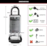 Master Lock Portable Light Up Key Safe with Shackle Medium 175 x 72 x 52 mm view 6