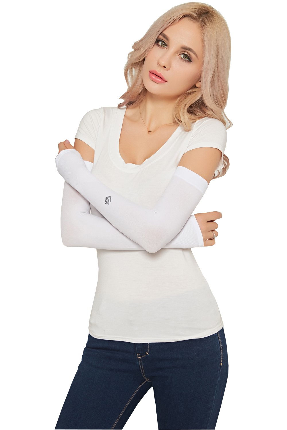 HOPESHINE Arm Cooling Sleeves UV Sun Protection Arm Sleeves for Cycling