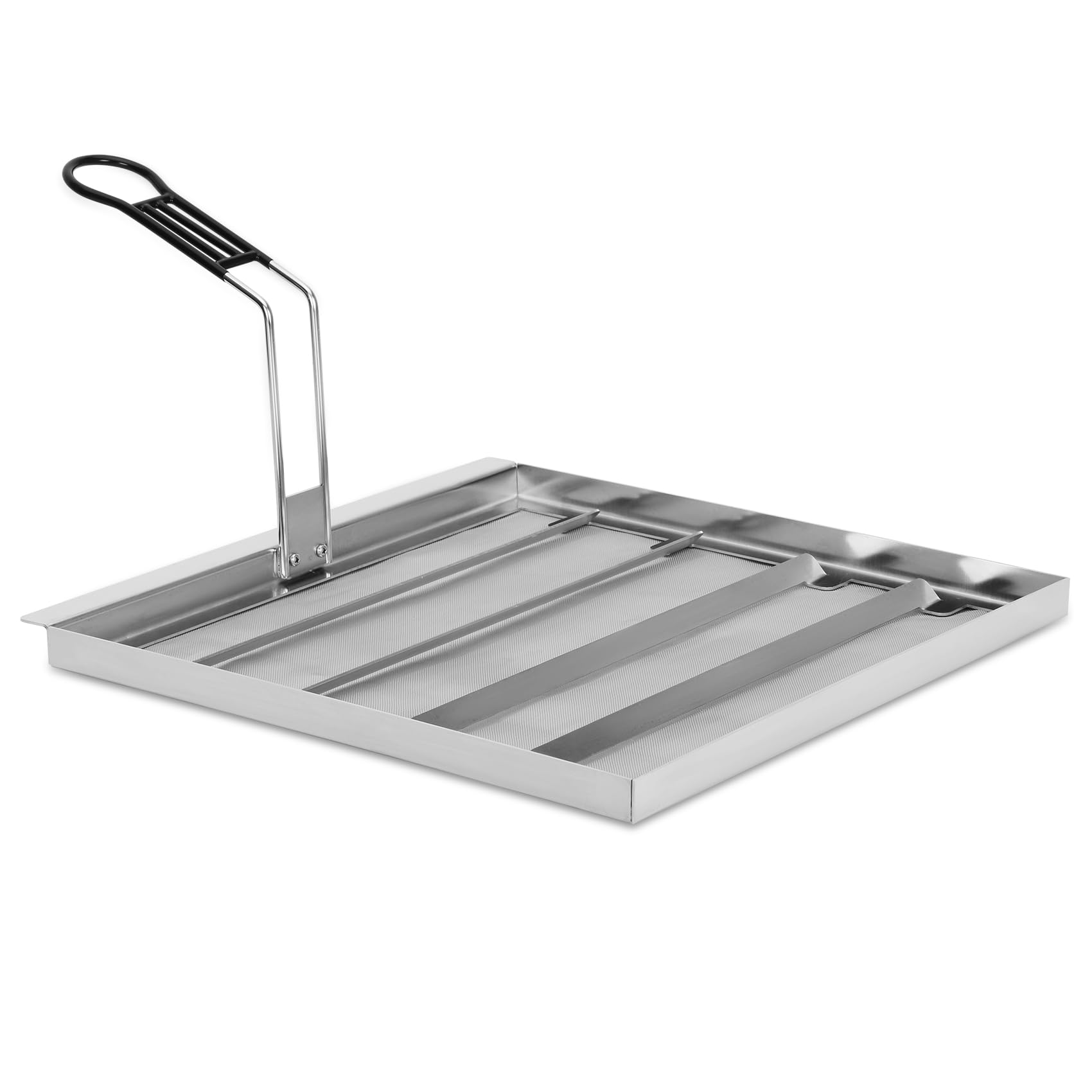 Photo 1 of AF45 Commercial Deep Fryer Filter, 13.75" X 13.75" Fryer Oil Filter, 304 Stainless Steel, 550 Microns, Extend Oil Life By 40% for Commercial Kitchens and Restaurants