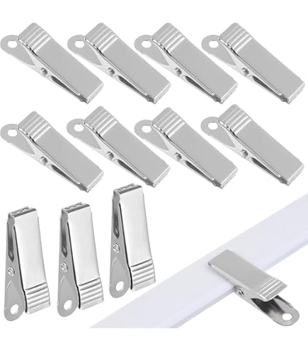 ROSYLEVE 30 Pièces Mini Pinces Métalliques, Pinces à