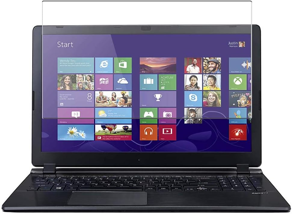 Puccy Tempered Glass Screen Protector Film, compatible with ACER ASPIRE V5-552 / V5-552G / V5-552P / V5-552PG 15.6