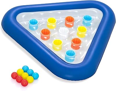 Bestway Pong Champion Pool Game — Inflatable Pool Ball Set, 9 Balls