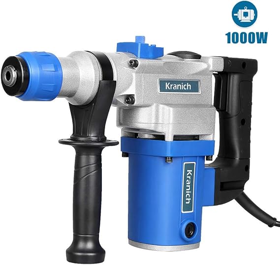 SDS Hammer Drill Corded Rotary 1000W, Drill Bit Set 8/10/12mm Amazon