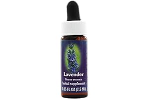 Flower Essence Services Supplement Dropper, Lavender, 0.25 Ounce