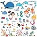 Playful Mermaids Decorative Peel & Stick Wall Art Sticker Decals for Kids Room Girls Room Nursery