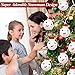 16ft Christmas String Lights Christmas Lights Decorations Snowman 30 LED Lights Battery Operated Indoor Outdoor Christmas Decor for Xmas Tree Lawn Patio Garden Home Wedding Party, Warm White