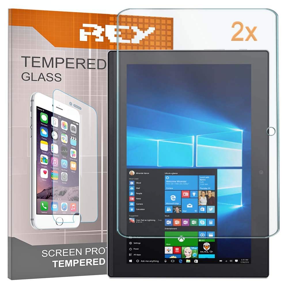 REY Screen Protector for LENOVO MIIX 320, Tempered Glass Film, Premium quality, [Pack 2x]