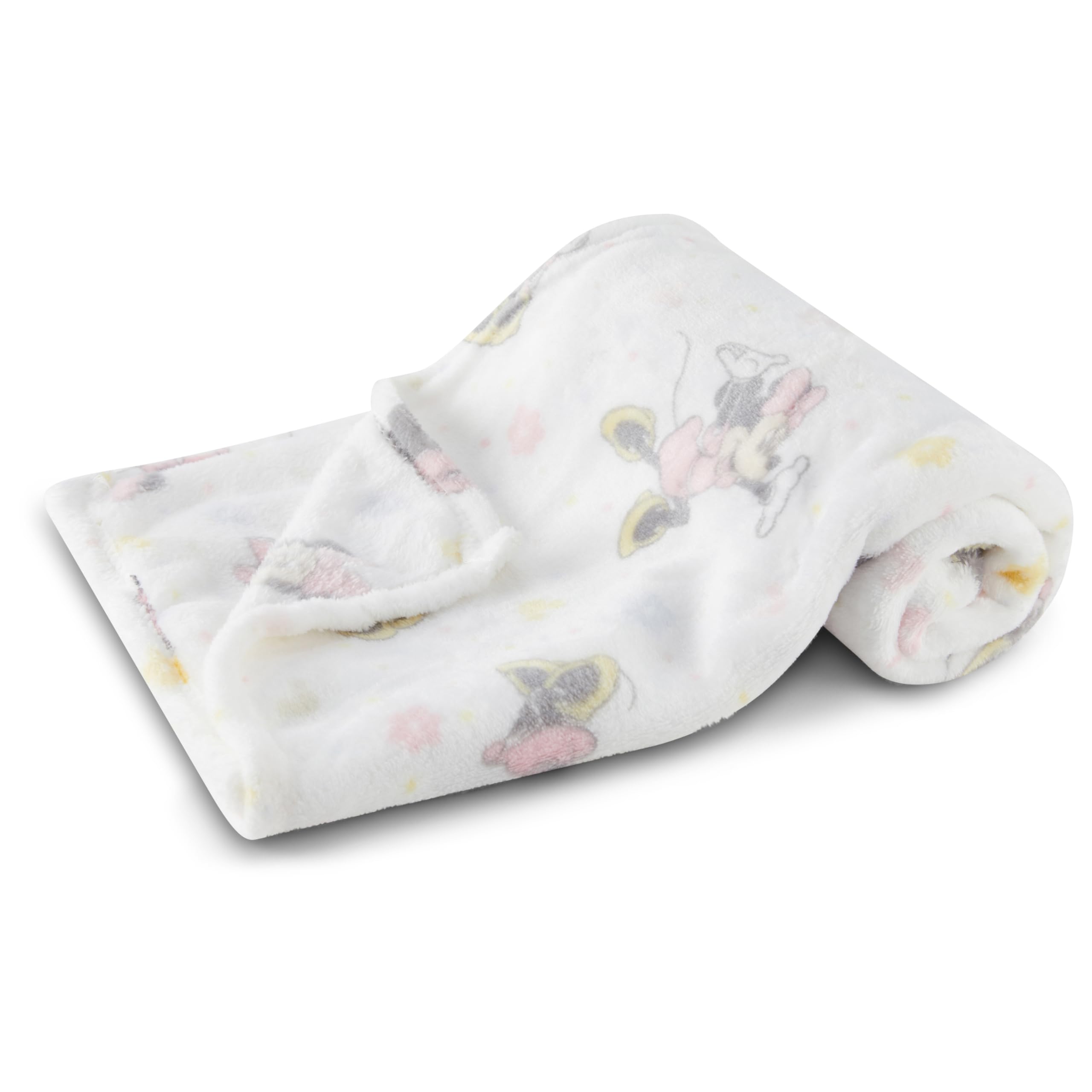 Photo 1 of Disney Characters Flannel Fleece Baby Blanket - Soft & Cozy 30x40 Inches, Featuring Mickey Mouse, Minnie Mouse, Winnie The Pooh, and Dumbo