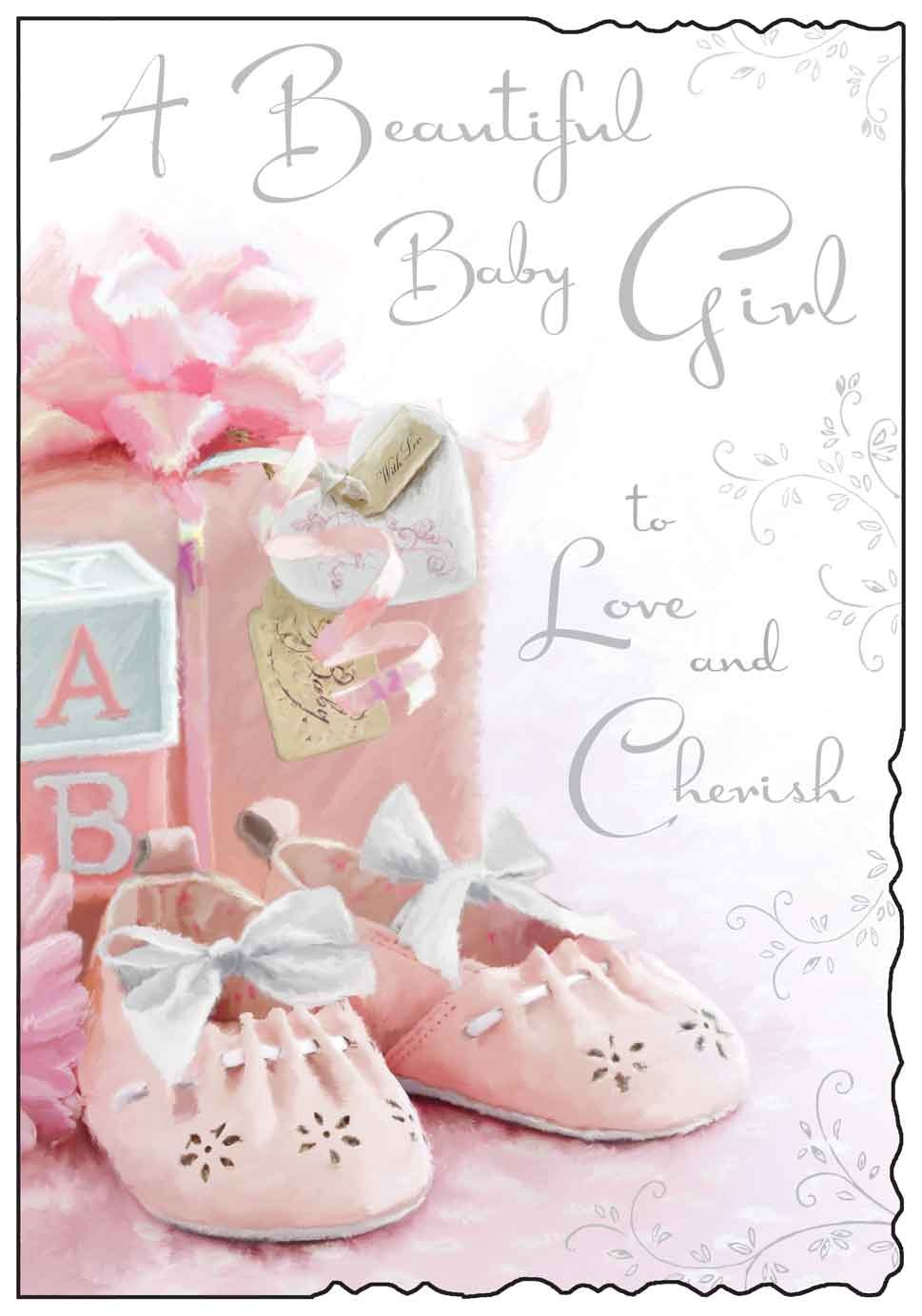 Jonny Javelin New Baby Girl Card