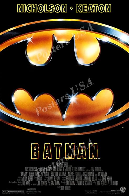 Amazon Com Posters Usa Dc Batman 1989 Michael Keaton Movie Poster Glossy Finish Fil218 24 X 36 61cm X 91 5cm Posters Prints