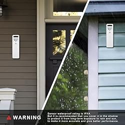 Wireless Weather Stations, with 330ft Range Sensor