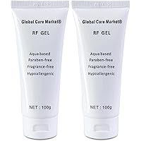 RF Gel (2 Pack) – Microcurrent Conductive Gel for Facial Device, Hydrating Cream for Use with Radio Frequency Face and Body M