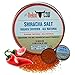 Sriracha Sea Salt - Kosher Certified Gourmet Seasoning - Pure Pacific Flake Indulgence - The Perfect Combination Of Sea Salt, Sriracha Hot Sauce, & Habanero - Packaged & Made in The USA