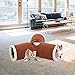 CO-Z 3-Way Collapsible Pet Toy Tunnel for Cat, Rabbit, Puppy, Kitty, Kitten, Indoor or Outdoor Use