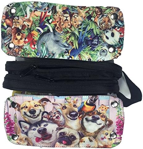 Mingdou Animal Pencil Case For Toddler Kids Boys Girls Teenagers Personalized Holder Tote Pouch Bags(DPAnimal15)