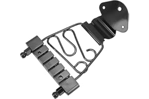 Metal 6 String Guitar Trapeze Tailpiece, Easy Installation, metal acoustic guitar replacement, bridge saddle part, Portable, 