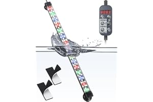 Pawfly 8 W Aquarium LED Light 16 Inch 24/7 Fish Tank Light with Full Spectrum IPX8 Waterproof Light Multi-Colored LEDs with D