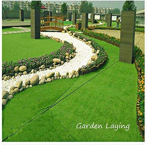 Xiaodong 25mmの人工芝 庭の模擬芝 スポーツ アウトドア 排水穴 滑り止め 学校 庭 階段 バルコニーに使用 車 バイク 2m幅 Size 庭の模擬芝 2 4m B07ycbdrsq