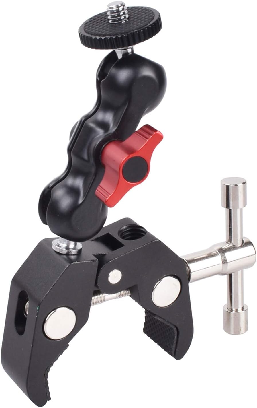 MOSHUSO Camera Mount Clamp with 360° Ballhead Arm, for DSLR Camera/Field Monitor/LED : Camera & Photo