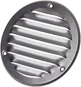 EUROPLAST Galvanised Round Air Vent Grille Cover Ø100mm 4in with Insect Mesh view 7